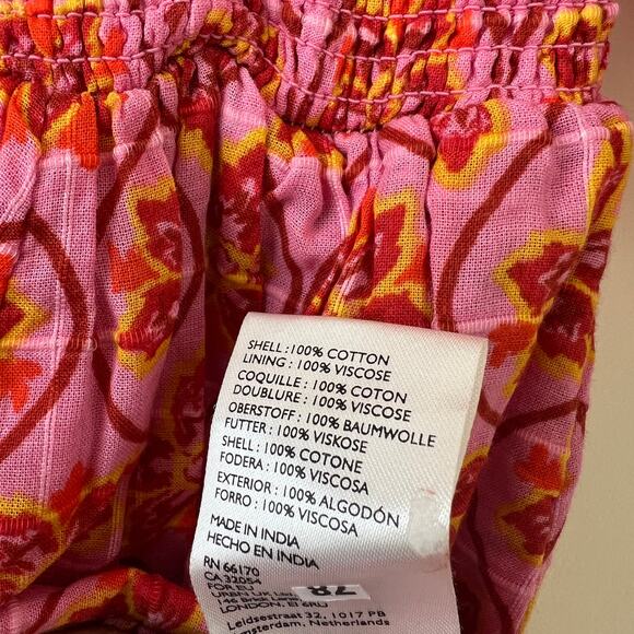 Free People Oasis Midi Dress in Heat Wave Combo Pink Size S NWT - Picture 10 of 12